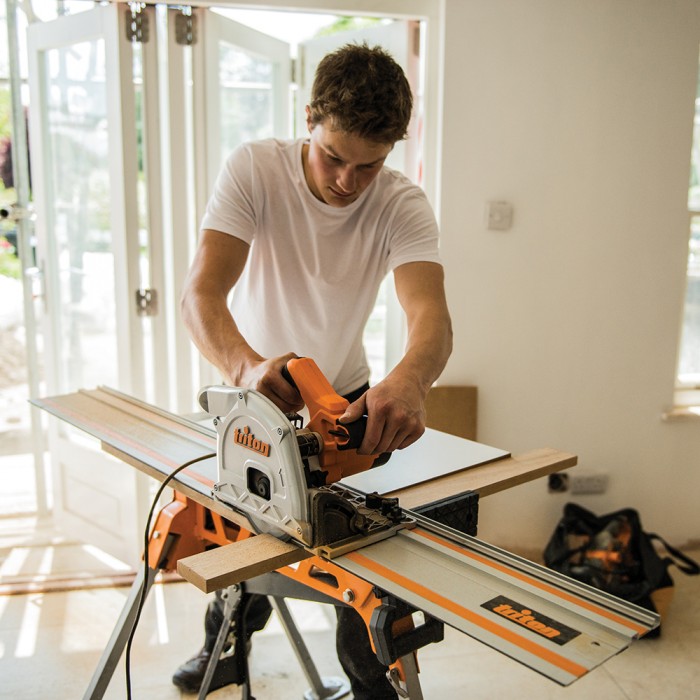 triton 1400w plunge track saw woodworking tools online shop