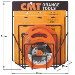 Wire counter display for saw blades