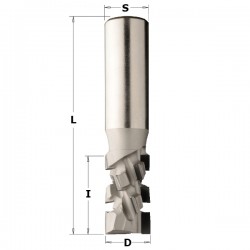 Cutters helical curly
