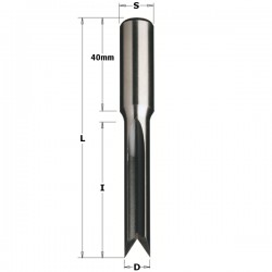 Reciprocating slot mortising bits
