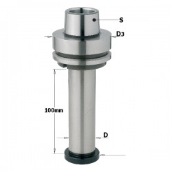 Cutter arbors with HSK tapered shank