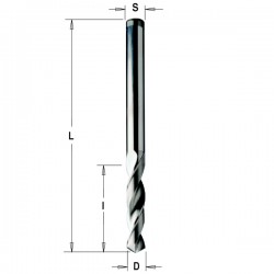Solid carbide twist drills ?V? point 120? sharpening