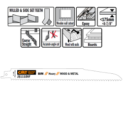 RECIPROCATING/SABRE SAW BLADES JS1110VF