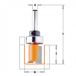 CMT Pattern router bits, short series