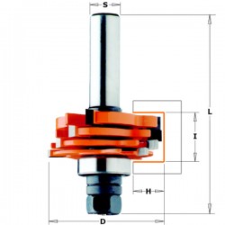 Three wing slot cutter sets