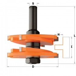 CMT Tenon cutting router bits