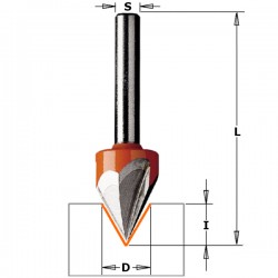 CMT Laser point router bits (60°)