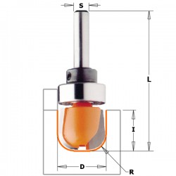 Bowl and tray CMT router bits