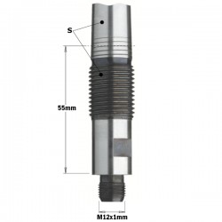 Adaptors with tapered shank for interchangeable bits