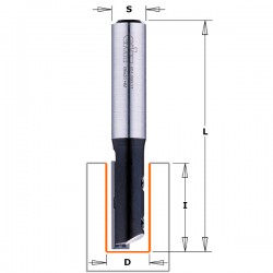 Straight CMT router bits with insert knives