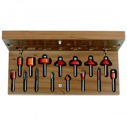 15 CMT piece router bit sets
