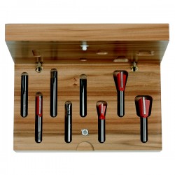 8 CMT piece dovetail and straight bit sets
