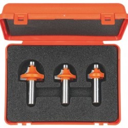 3 CMT piece roundover router bit sets