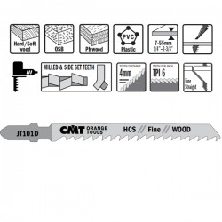 Jig saw blades for wood