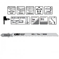 Jig saw blades for wood
